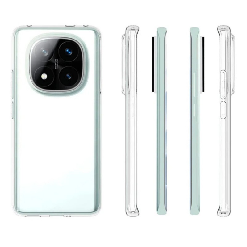 Силиконов кейс MBX, За Xiaomi Redmi Note 14 Pro+, Прозрачен
