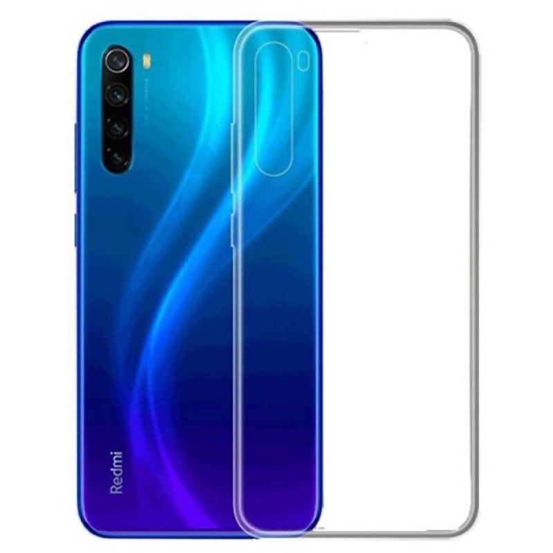 Силиконов кейс MBX, За Xiaomi Redmi Note 8T, Прозрачен