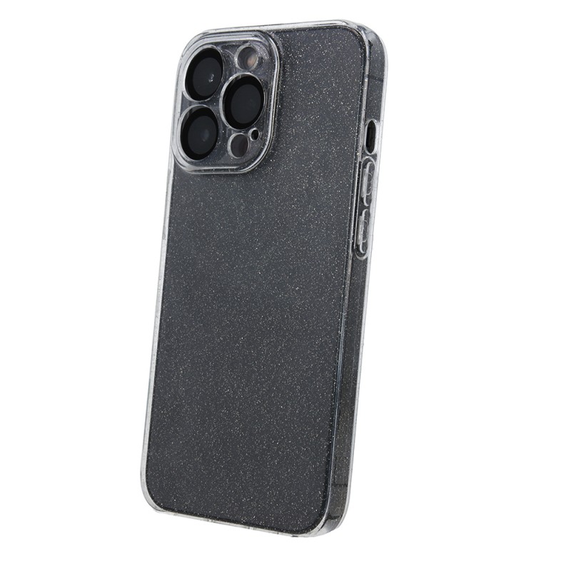 Силиконов кейс Shine 2 mm брокатен, За iPhone 11 (6.1), Прозрачен