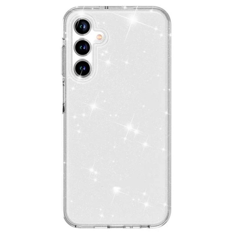 Силиконов кейс Shine 2 mm брокатен, За Samsung Galaxy S26, Прозрачен
