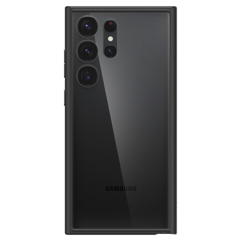 Силиконов кейс Spigen Ultra Hybrid, За Samsung Galaxy S23 Ultra (S918B), Черен