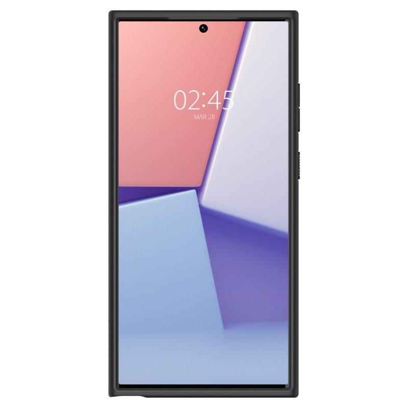 Силиконов кейс Spigen Ultra Hybrid, За Samsung Galaxy S23 Ultra (S918B), Черен