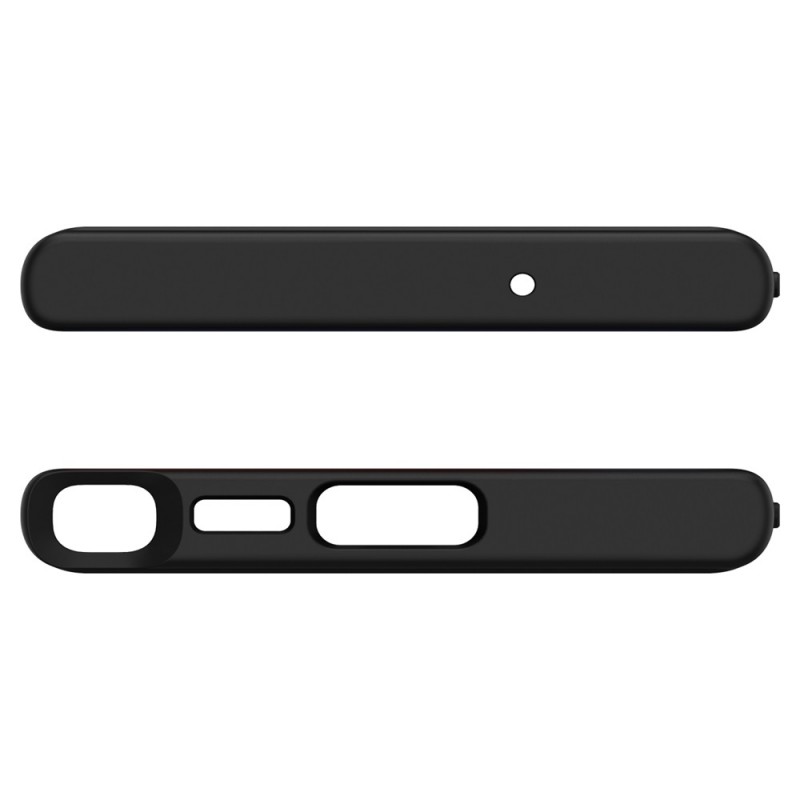 Силиконов кейс Spigen Ultra Hybrid, За Samsung Galaxy S23 Ultra (S918B), Черен