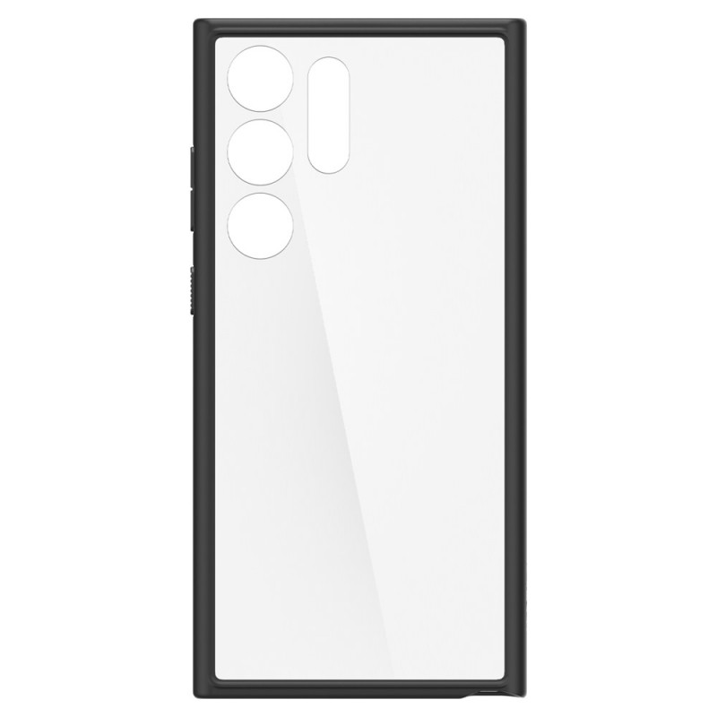 Силиконов кейс Spigen Ultra Hybrid, За Samsung Galaxy S23 Ultra (S918B), Черен