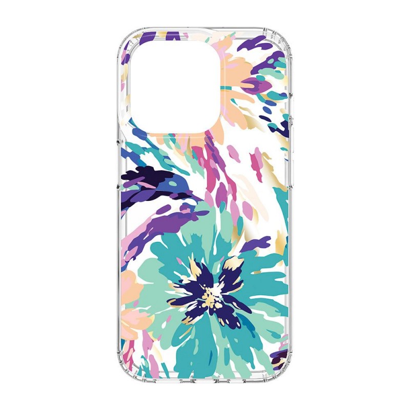 Силиконов твърд кейс bSmart IMD print splash, За iPhone 15 Pro Max (6.7), Многоцветен
