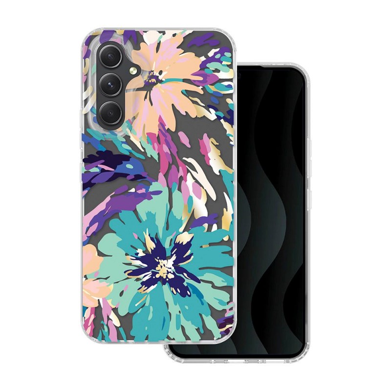 Силиконов твърд кейс bSmart IMD print splash, За Samsung Galaxy A54 5G (A546B), Многоцветен