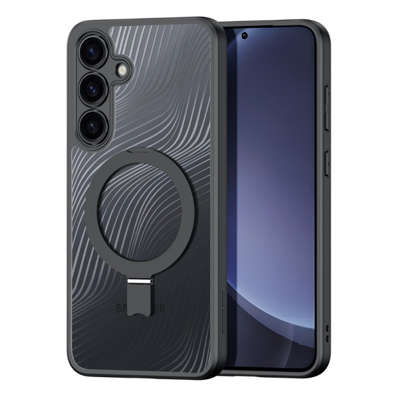 Силиконов твърд кейс Dux Ducis AIMO с Magsafe, За Samsung Galaxy S25, Черен