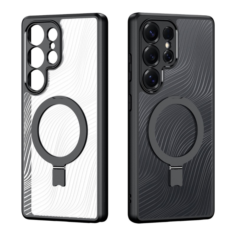 Силиконов твърд кейс Dux Ducis AIMO с Magsafe, За Samsung Galaxy S25 Ultra, Черен