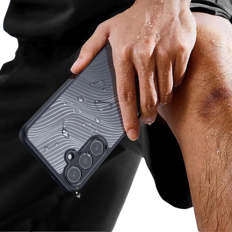 Силиконов твърд кейс Dux Ducis AIMO, За Samsung Galaxy S24 (S921B), Черен