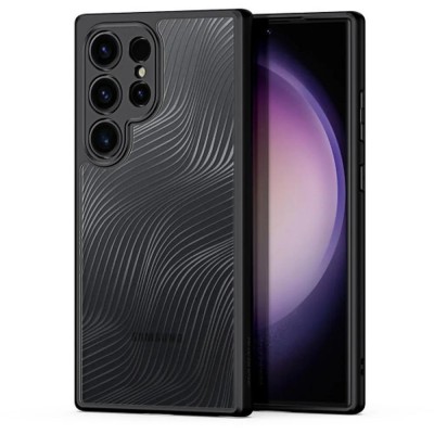 Силиконов твърд кейс Dux Ducis AIMO, За Samsung Galaxy S24 Ultra (S928B), Черен