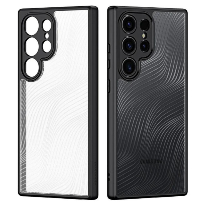Силиконов твърд кейс Dux Ducis AIMO, За Samsung Galaxy S24 Ultra (S928B), Черен