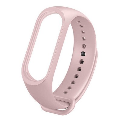 Силиконова каишка bSmart за смарт гривна Xiaomi Mi Band 3/4/5/6, Пепел от рози
