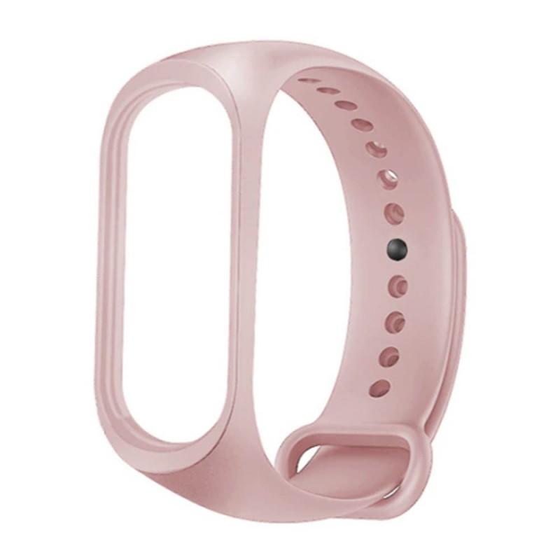 Силиконова каишка bSmart за смарт гривна Xiaomi Mi Band 3/4/5/6, Пепел от рози