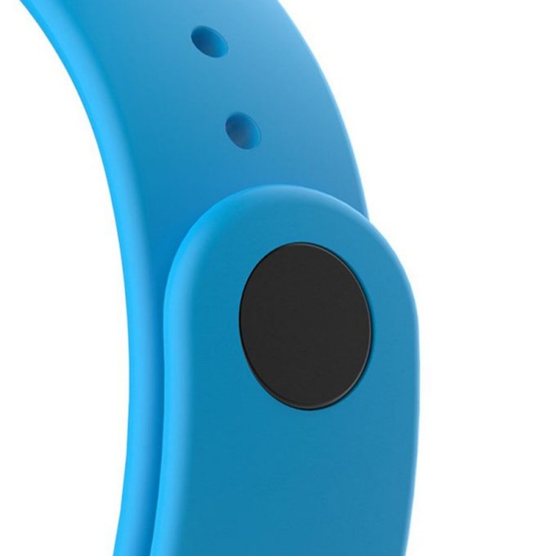 Силиконова каишка bSmart за смарт гривна Xiaomi Mi Band 3/4/5/6, Светлосиня