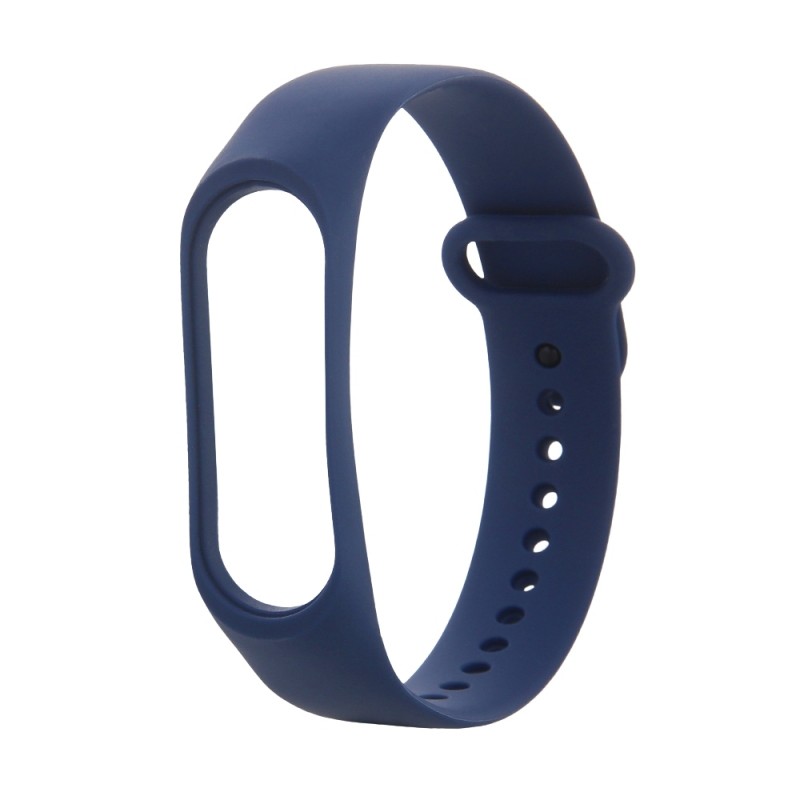Силиконова каишка bSmart за смарт гривна Xiaomi Mi Band 7, Тъмносин