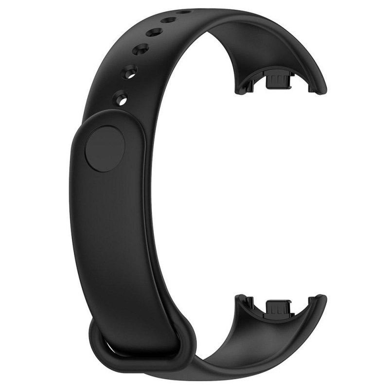 Силиконова каишка bSmart за смарт гривна Xiaomi Mi Band 8, Черен