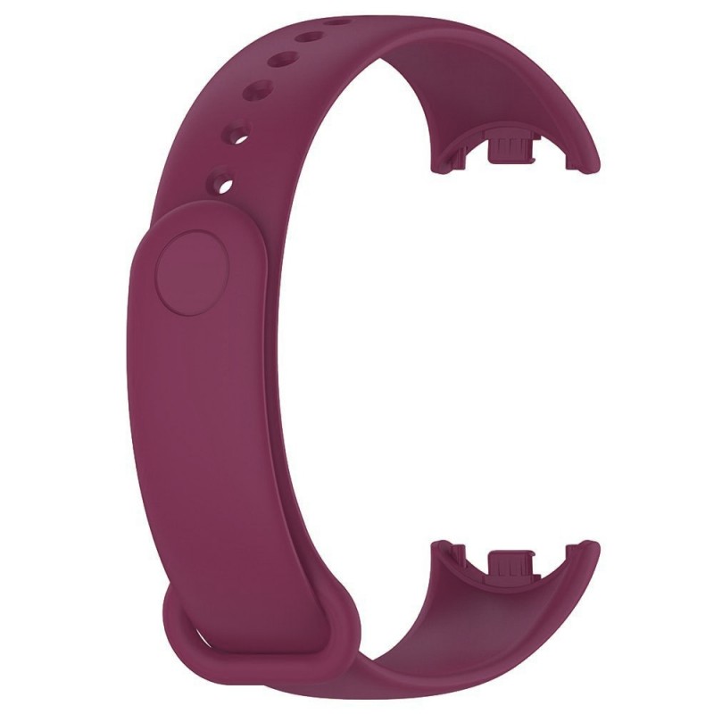 Силиконова каишка bSmart за смарт гривна Xiaomi Mi Band 8, Малинов