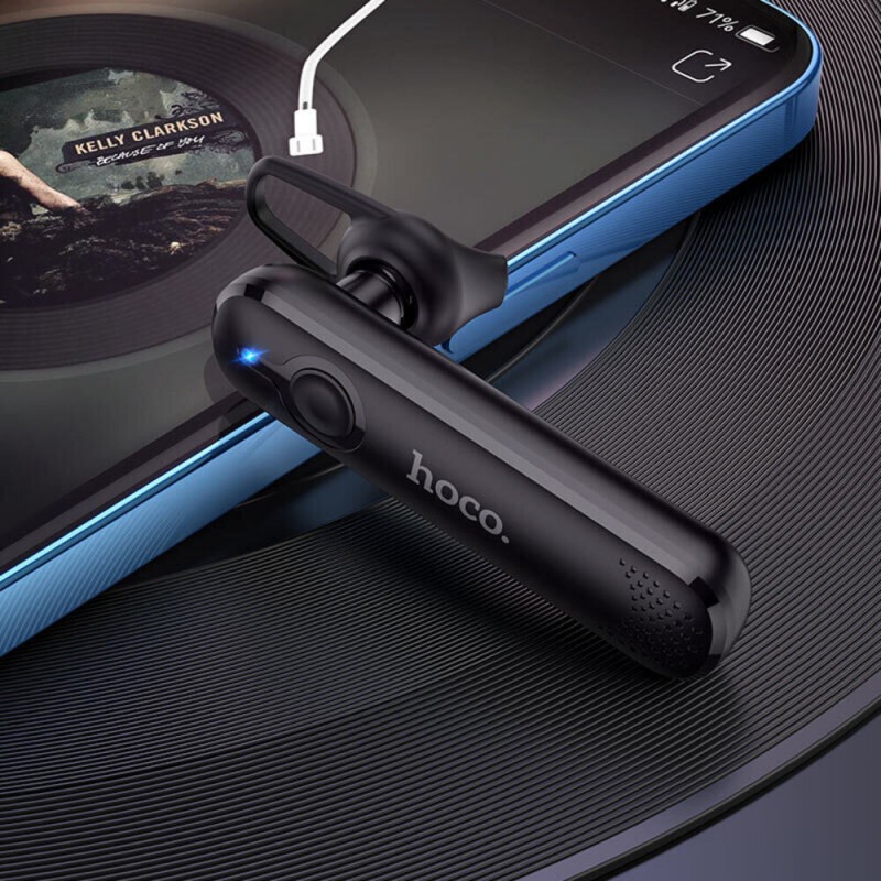 Слушалка хендсфри Bluetooth Hoco E63, Черна