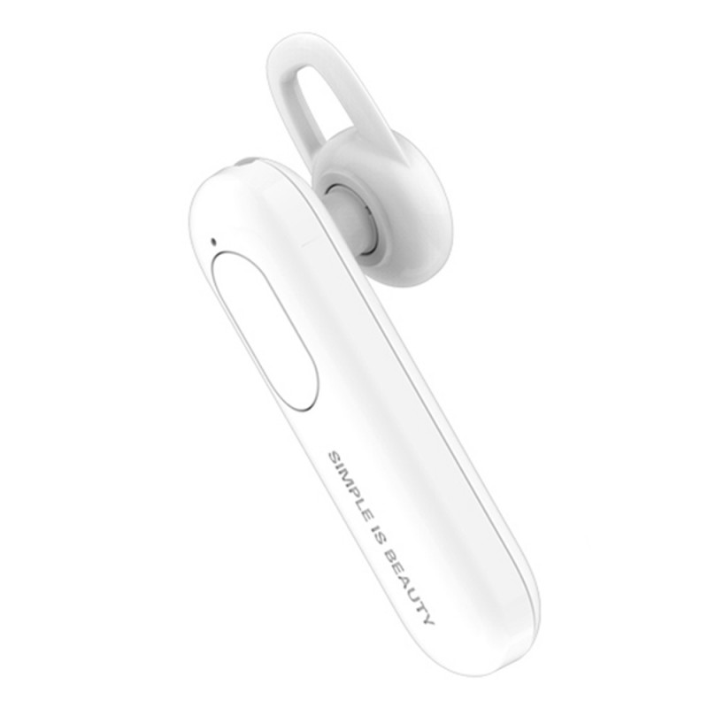 Слушалка хендсфри Bluetooth XO BE4, Бяла