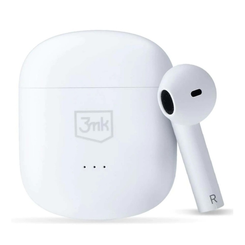 Слушалки Bluetooth безжични 3mk MovePods, Бели