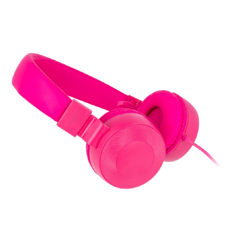 Слушалки големи Setty с вграден микрофон, Цикламени