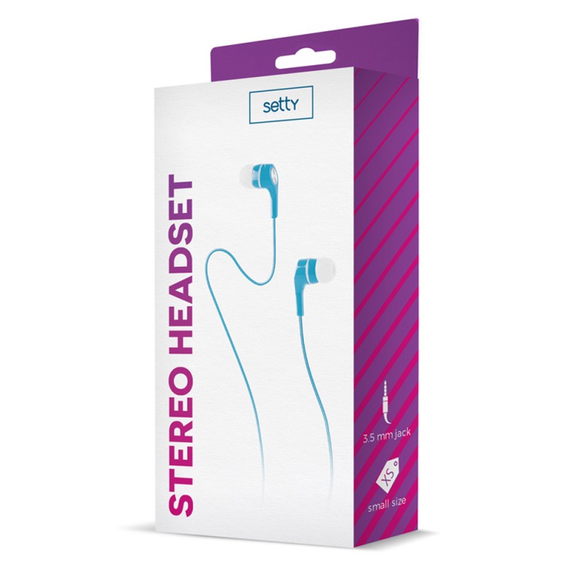 Слушалки HF 3.5 mm SETTY, Сини