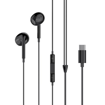 Слушалки HF XO EP74 USB-C, Черни