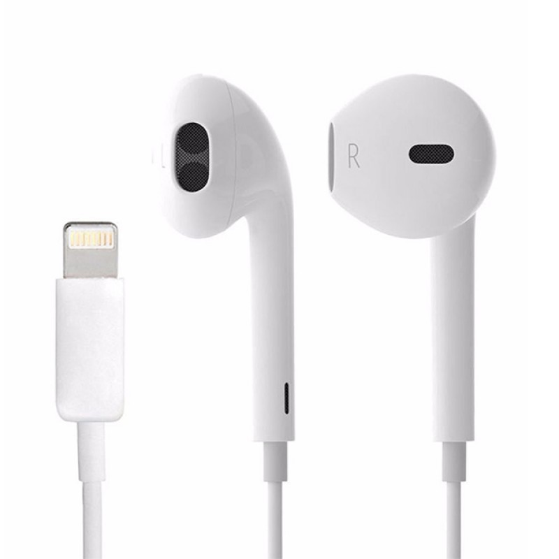 Слушалки HF за iPhone 7/8/XS Lightning bluetooth HQ, Бели