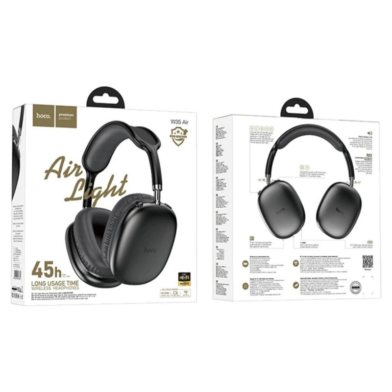 Слушалки Hoco W35 45h Bluetooth, Черни