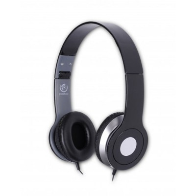 Слушалки Rebeltec City, с кабел 3.5 жак, с микрофон, Черни