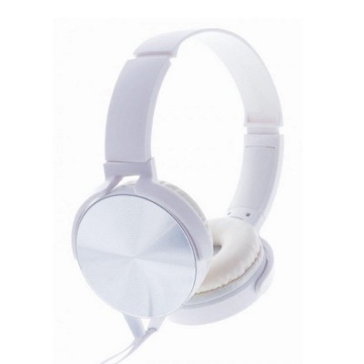Слушалки Rebeltec Montana, с кабел 3.5 жак, с микрофон, Бели