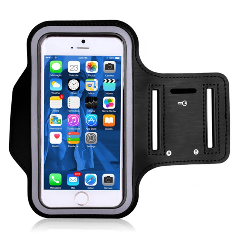 Спортен калъф за ръка MBX H20 Sport, размер iPhone 7, Черен