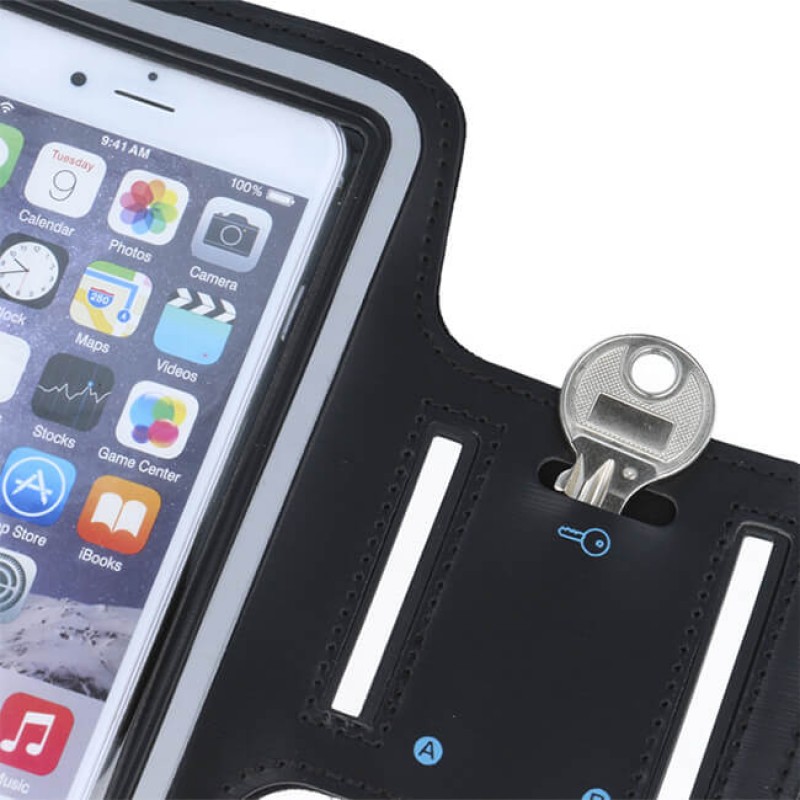 Спортен калъф за ръка MBX H20 Sport размер iPhone 7 Plus, 5.5-6.0 инча, Черен