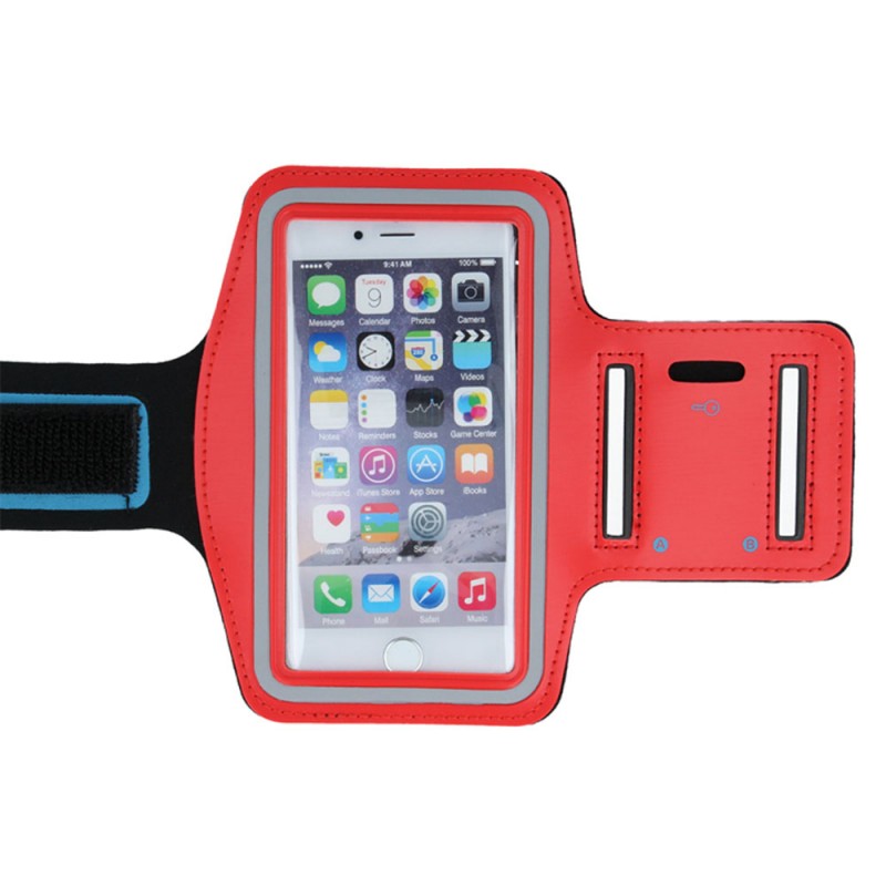 Спортен калъф за ръка MBX H20 Sport, размер iPhone 7 Plus, 5.5-6.0 инча, Червен
