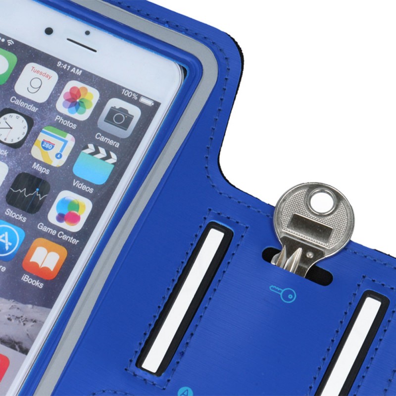 Спортен калъф за ръка MBX H20 Sport, размер iPhone 7 Plus, 5.5-6.0 инча, Син