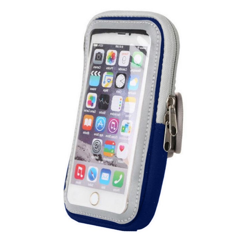 Спортен калъф за ръка MBX H22 Sport, размер iPhone 7 Plus, 5.5-6.0 инча, Син
