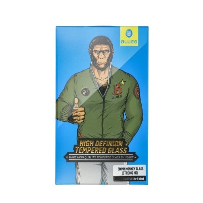 Стъклен протектор Blueo 5D Full Strong HD с цяло лепило, За iPhone 16 Pro Max (6.9), Черен