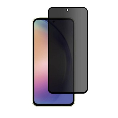 Стъклен протектор MBX 5D Full Privacy с цяло лепило, За Samsung Galaxy A54 5G (A546B), Черен