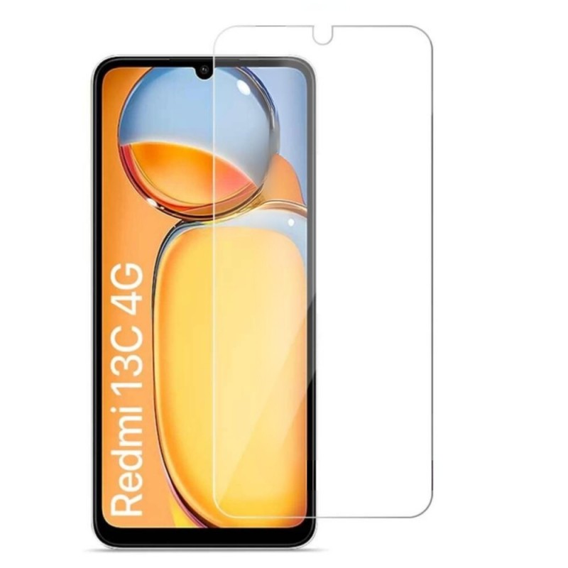 Стъклен протектор за дисплей MBX Bulk, За Xiaomi Redmi 13C 4G, Прозрачен