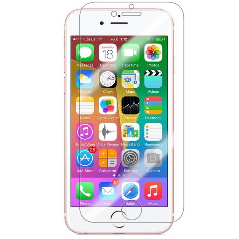 Стъклен протектор за дисплей MBX, За iPhone 7/8/SE 2020/2022, Прозрачен