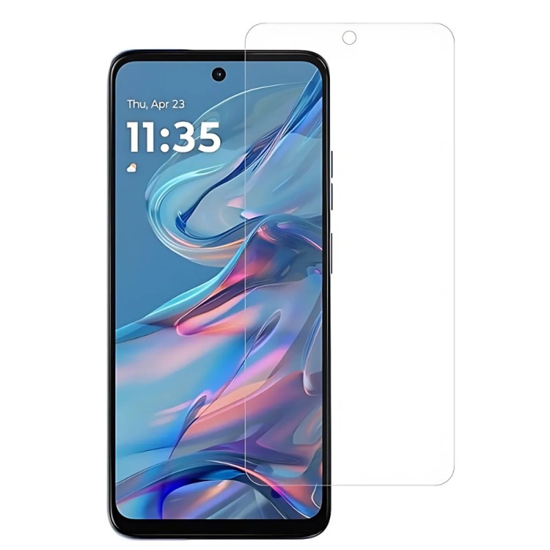Стъклен протектор за дисплей MBX, За Motorola Moto E14, Прозрачен