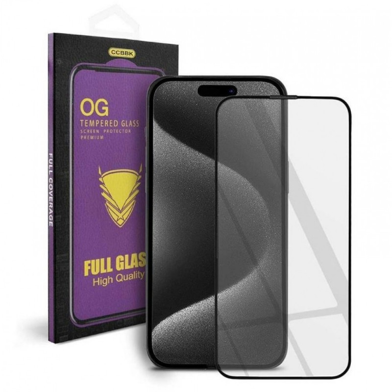 Стъклен протектор OG Premium извит, За Huawei Pura 80 Pro, Черен