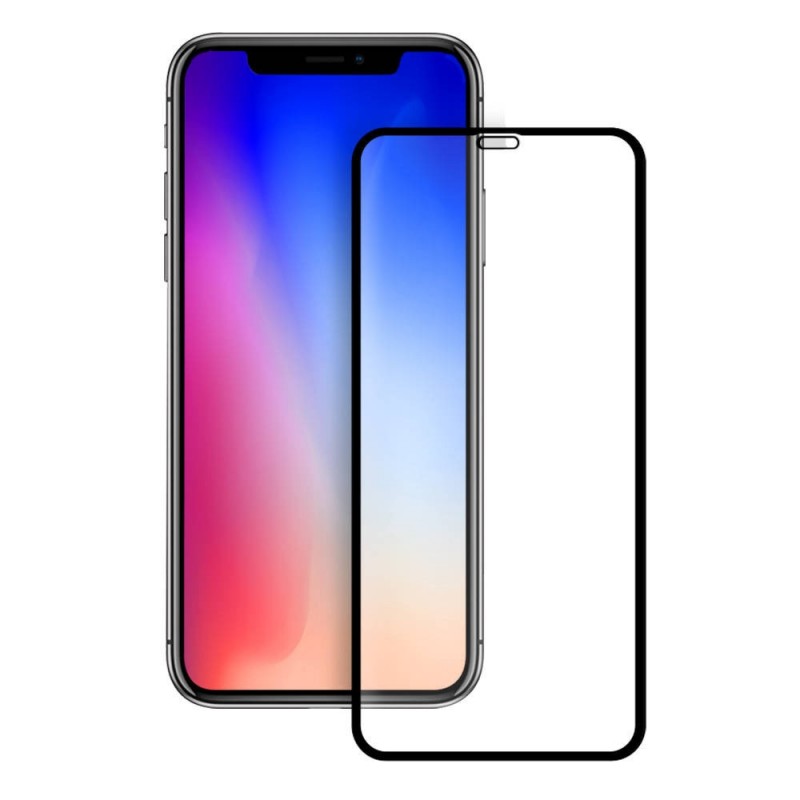 Стъклен протектор за дисплей OG 5D Slim с цяло лепило, За iPhone 11 Pro (5.8), Черен