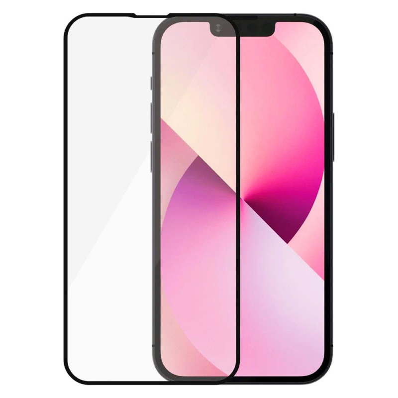 Стъклен протектор за дисплей OG 5D Slim с цяло лепило, За iPhone 13 Mini (5.4), Черен