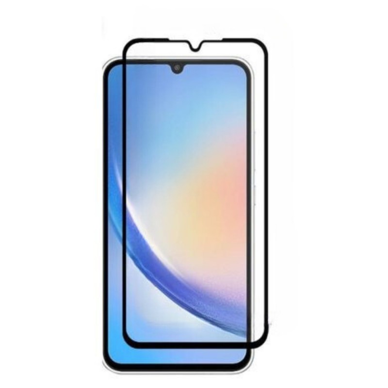 Стъклен протектор за дисплей OG 5D Slim с цяло лепило, За Samsung Galaxy A05 (A055F), Черен