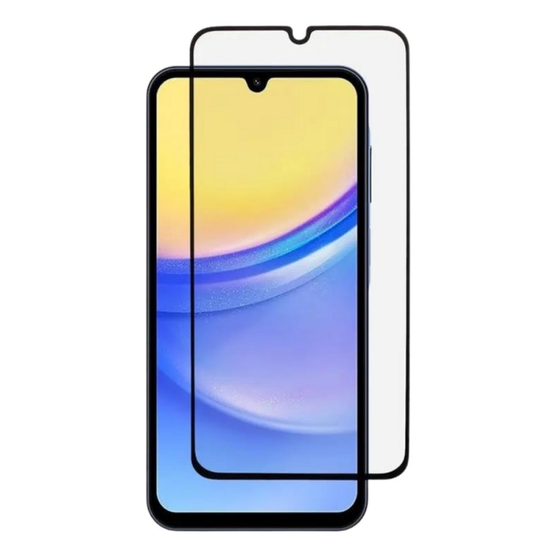 Стъклен протектор за дисплей OG 5D Slim с цяло лепило, За Samsung Galaxy A15 4G/5G (A155F/A156B), Черен