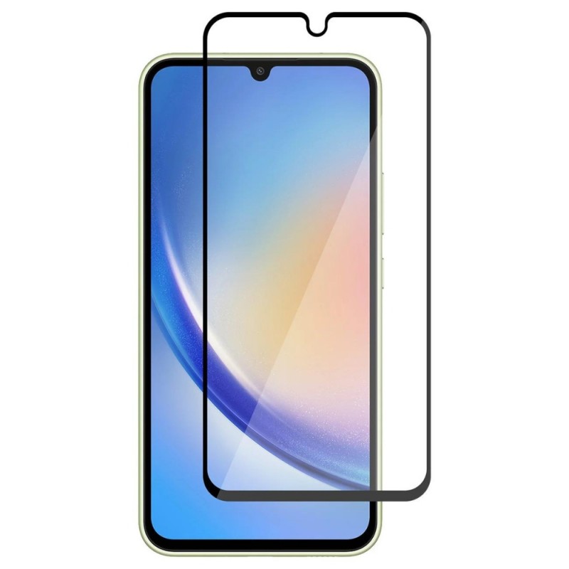 Стъклен протектор за дисплей OG 5D Slim с цяло лепило, За Samsung Galaxy A34 5G (A346B), Черен