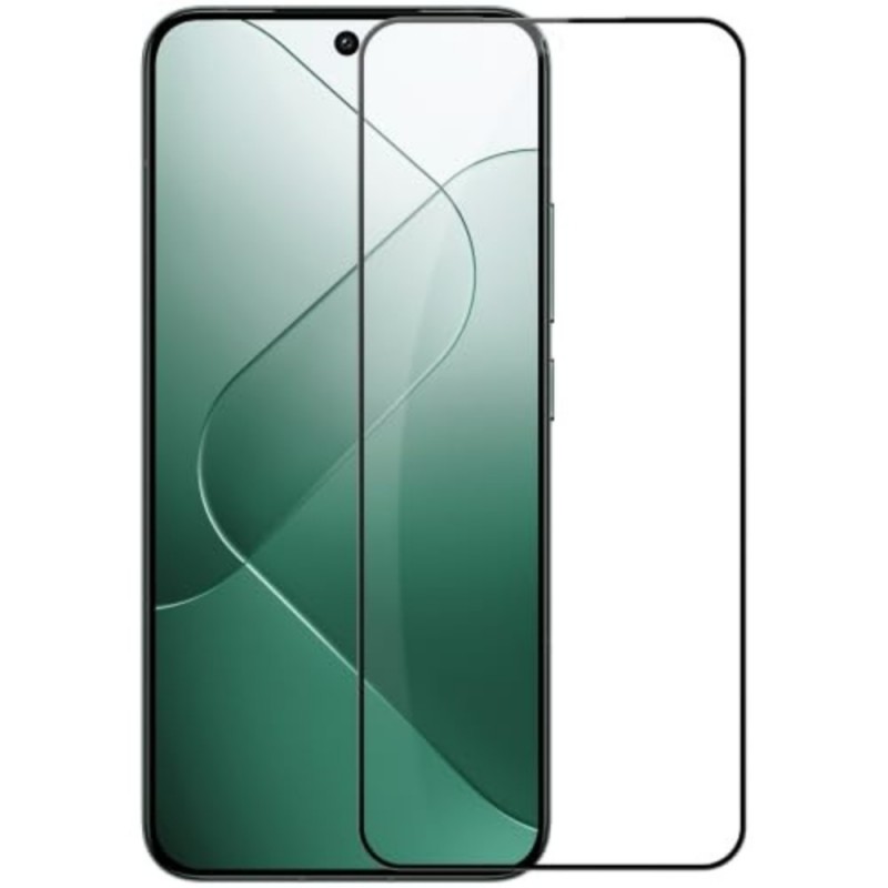 Стъклен протектор за дисплей OG 5D Slim с цяло лепило, За Xiaomi 14 5G, Черен