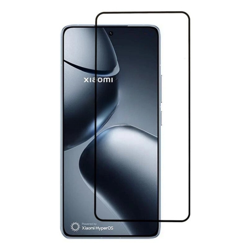 Стъклен протектор за дисплей OG 5D Slim с цяло лепило без дупка, За Xiaomi 14T / 14T Pro, Черен