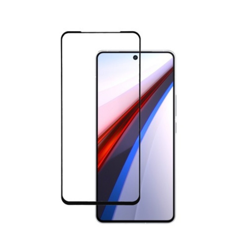 Стъклен протектор за дисплей OG 5D Slim с цяло лепило, За Xiaomi Redmi 12 4G/5G, Черен